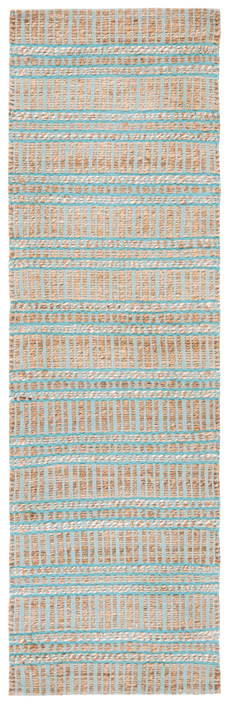 Safavieh Natural Fiber Nfb651K Teal/Natural Rug.