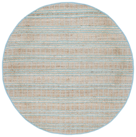 Safavieh Natural Fiber Nfb651K Teal/Natural Rug.