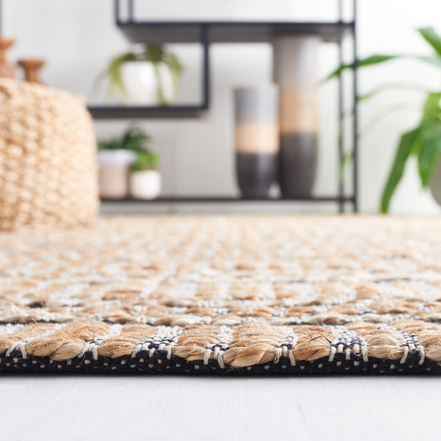 Safavieh Natural Fiber Nfb651N Navy/Natural Rug.