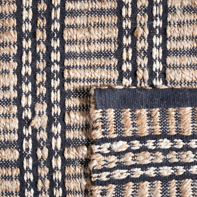 Safavieh Natural Fiber Nfb651Z Black/Natural Rug.