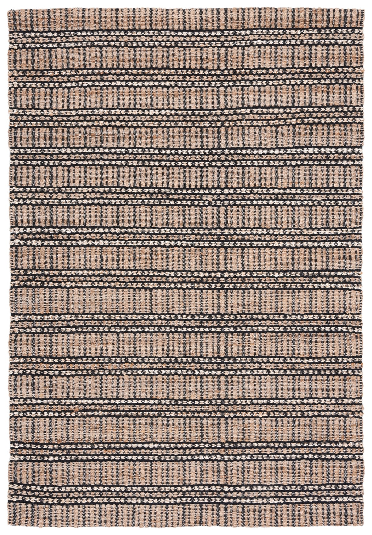 Safavieh Natural Fiber Nfb651Z Black/Natural Rug.