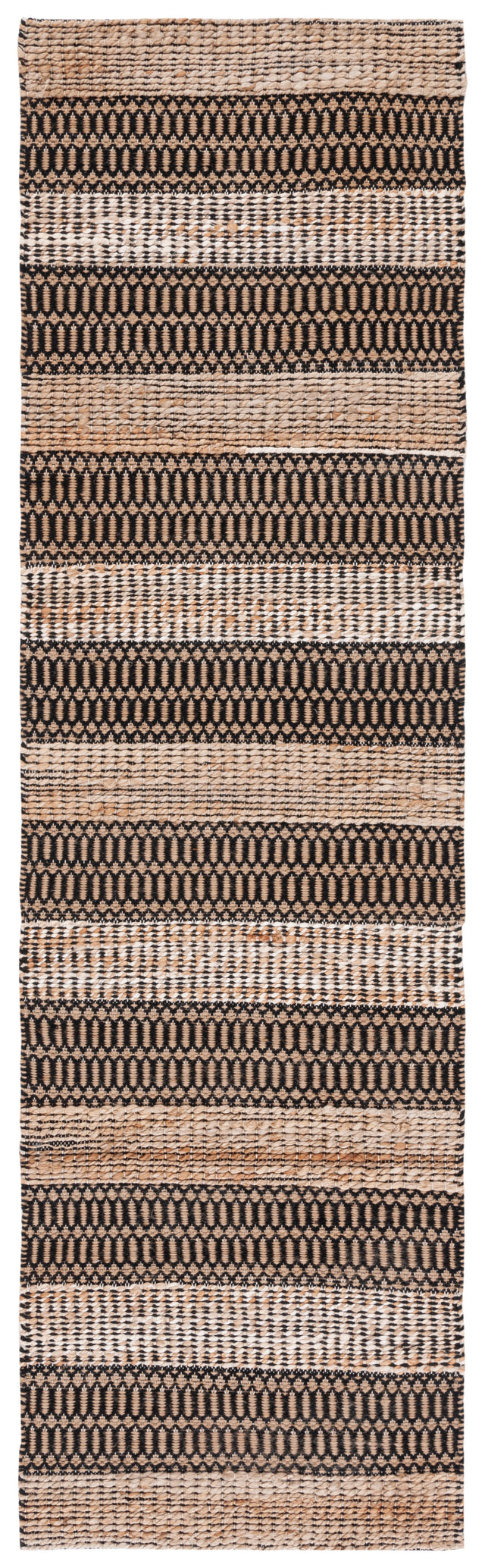 Safavieh Natural Fiber Nfb652Z Black/Natural Rug.