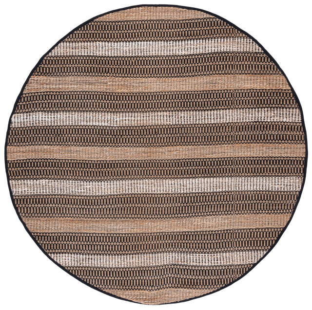 Safavieh Natural Fiber Nfb652Z Black/Natural Rug.
