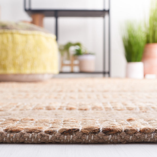 Safavieh Natural Fiber Nfb653E Taupe/Natural Rug.