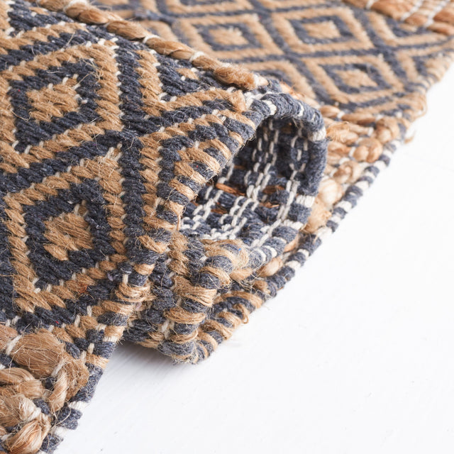 Safavieh Natural Fiber Nfb653H Charcoal/Natural Rug.