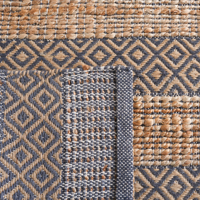 Safavieh Natural Fiber Nfb653H Charcoal/Natural Rug.