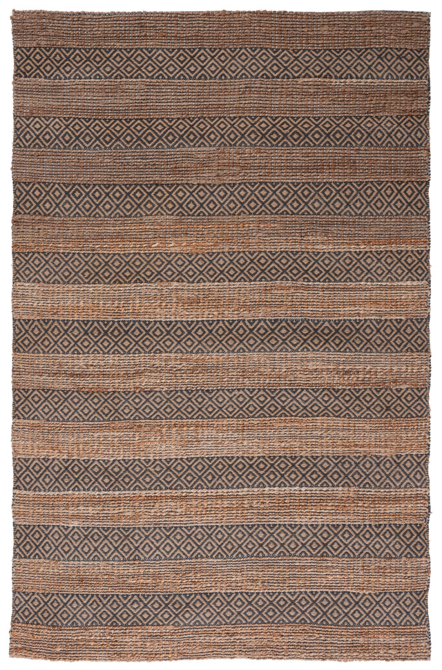 Safavieh Natural Fiber Nfb653H Charcoal/Natural Rug.