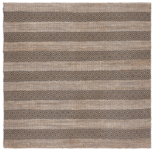 Safavieh Natural Fiber Nfb653H Charcoal/Natural Rug.