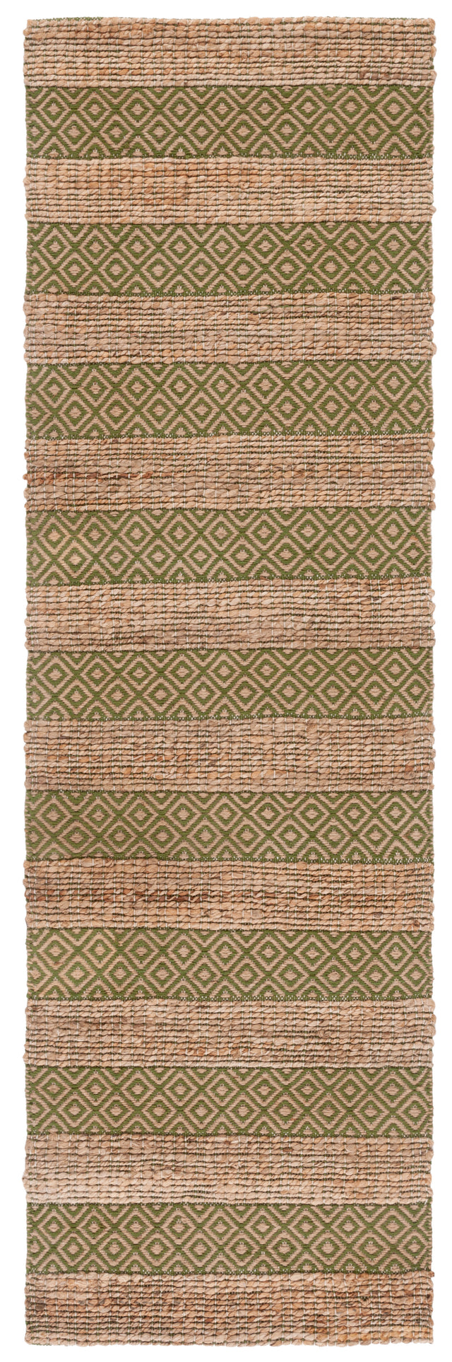 Safavieh Natural Fiber Nfb653Y Green/Natural Rug.