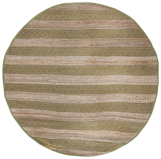 Safavieh Natural Fiber Nfb653Y Green/Natural Rug.