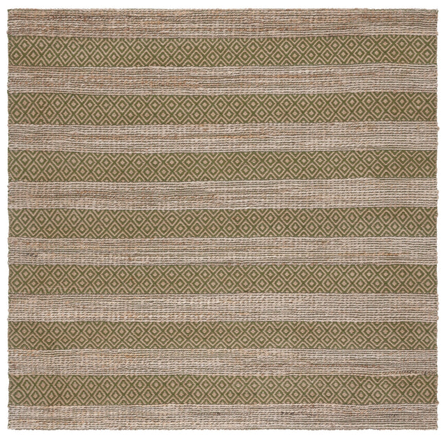 Safavieh Natural Fiber Nfb653Y Green/Natural Rug.
