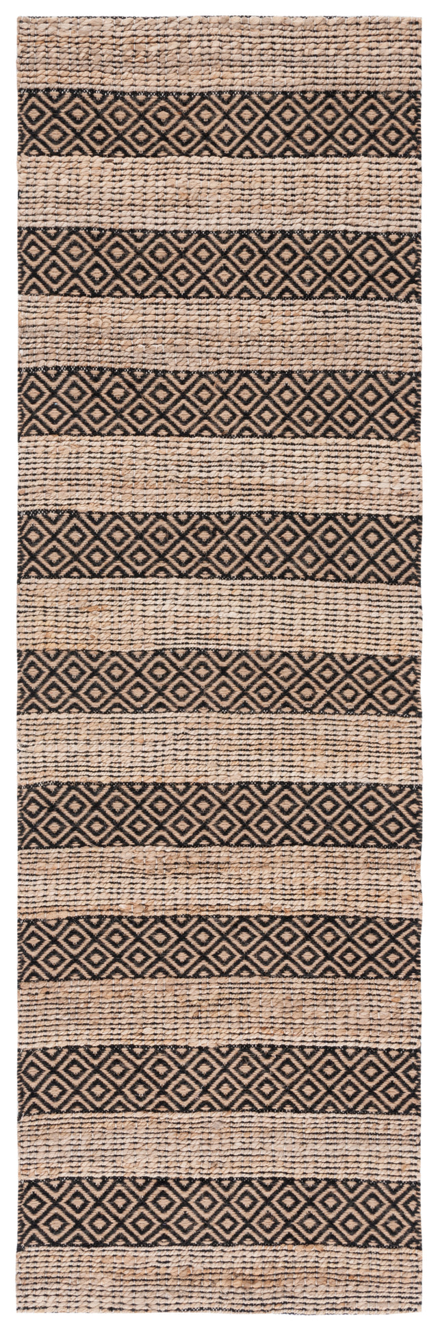 Safavieh Natural Fiber Nfb653Z Black/Natural Rug.