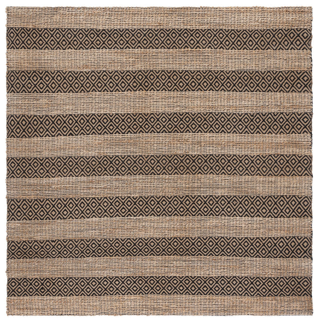 Safavieh Natural Fiber Nfb653Z Black/Natural Rug.