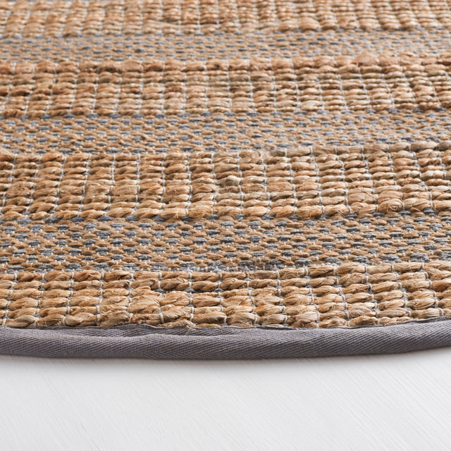 Safavieh Natural Fiber Nfb654F Grey/Natural Rug.