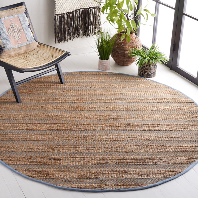 Safavieh Natural Fiber Nfb654M Light Blue/Natural Rug.
