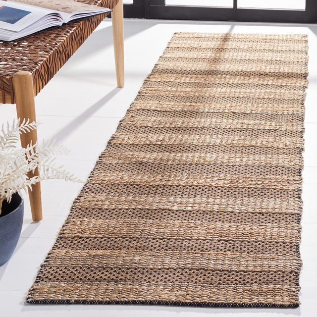 Safavieh Natural Fiber Nfb654Z Black/Natural Rug.