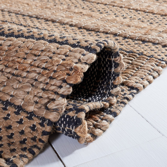 Safavieh Natural Fiber Nfb654Z Black/Natural Rug.