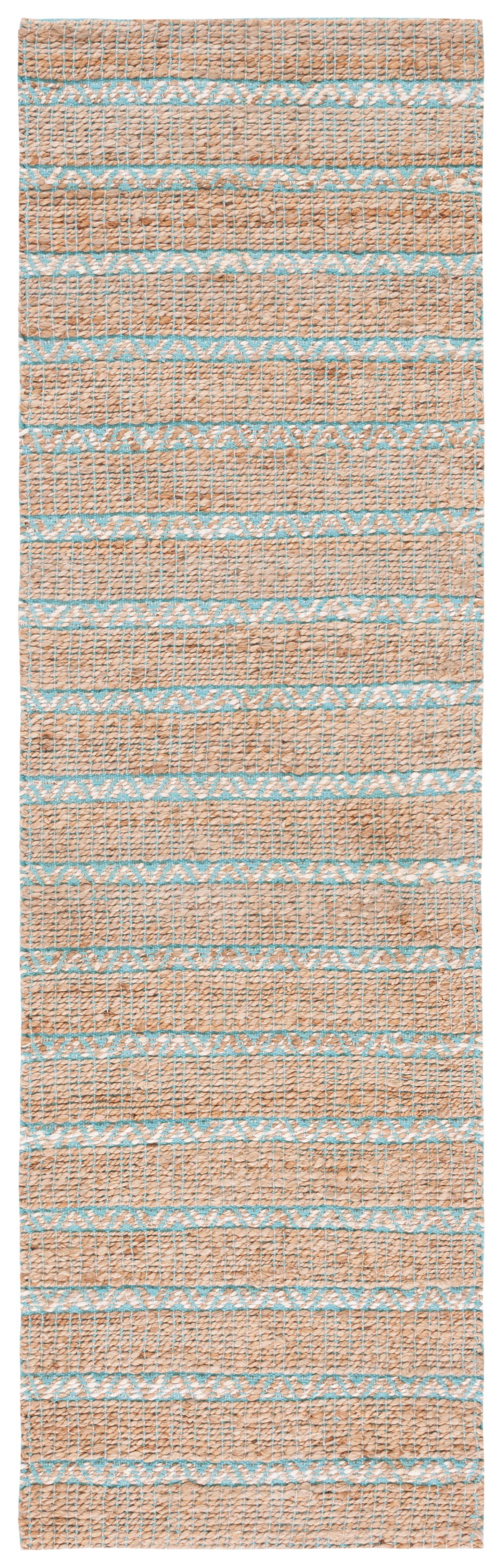 Safavieh Natural Fiber Nfb655K Teal/Natural Rug.