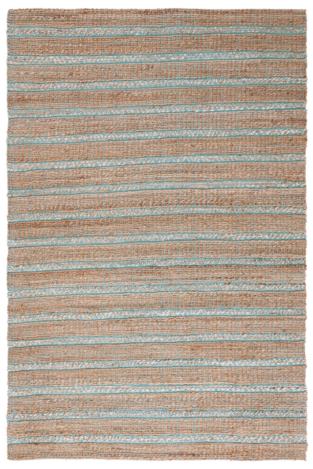 Safavieh Natural Fiber Nfb655K Teal/Natural Rug.