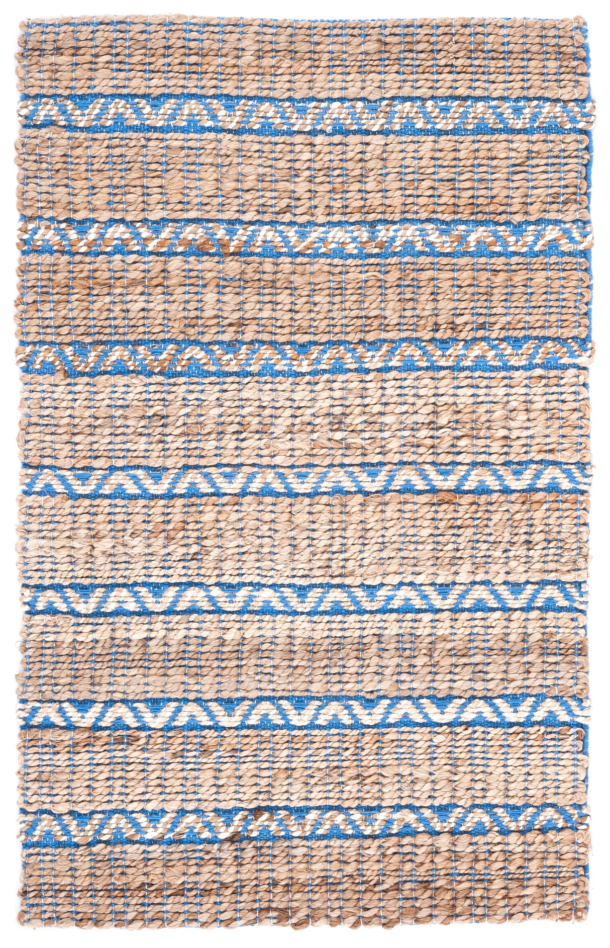 Safavieh Natural Fiber Nfb655M Blue/Natural Rug.