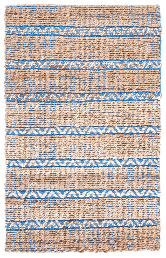 Safavieh Natural Fiber Nfb655M Blue/Natural Rug.