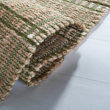 Safavieh Natural Fiber Nfb656Y Green/Natural Rug.