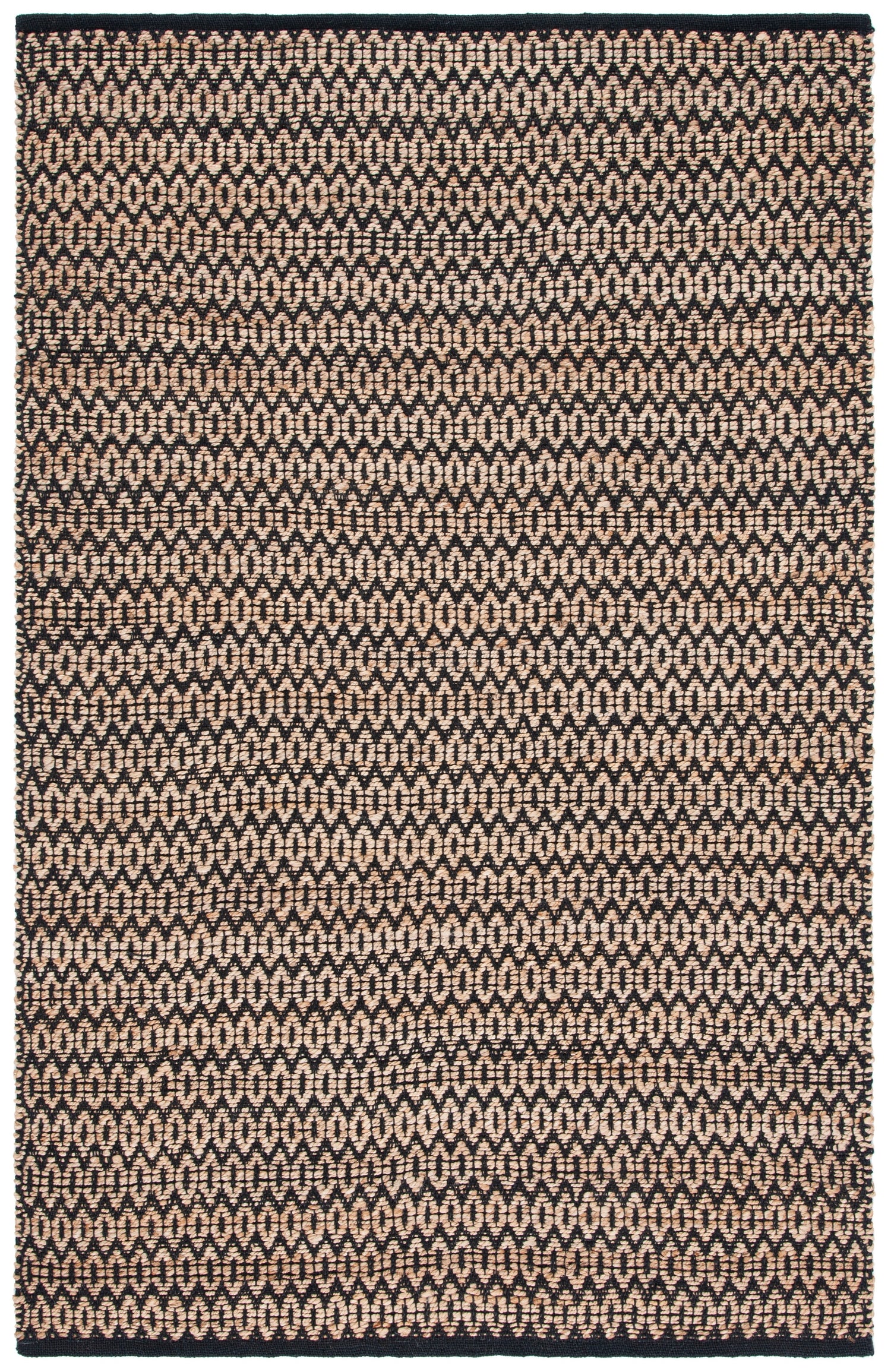 Safavieh Natural Fiber Nfb701Z Natural/Black Rugs.