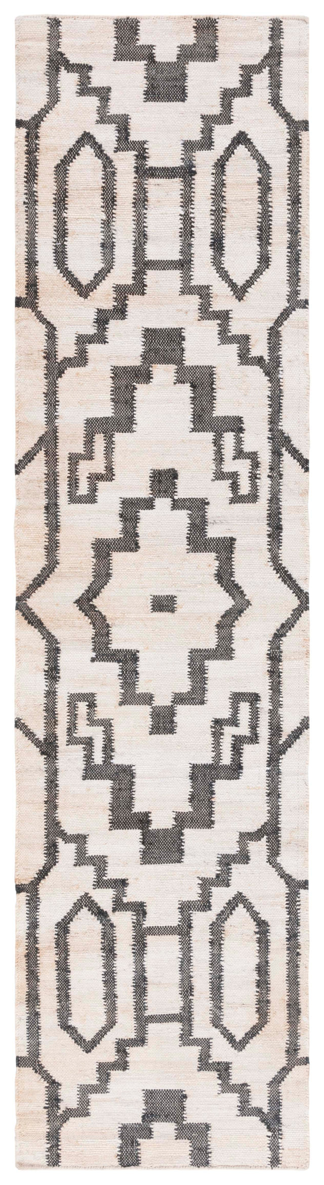 Safavieh Natural Fiber Nfb750A Ivory/Black Rug.