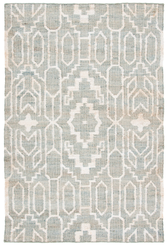 Safavieh Natural Fiber Nfb750J Light Blue/Ivory Rug.