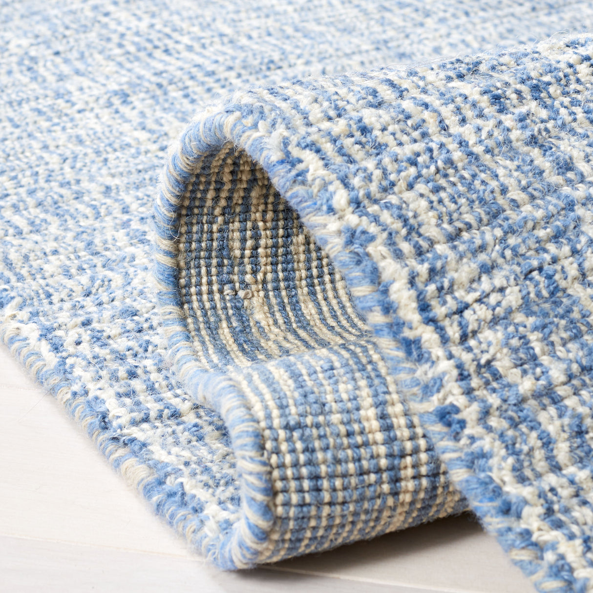 Safavieh Natural Fiber Nfb801N Dark Blue Rug.