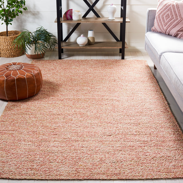 Safavieh Natural Fiber Nfb950U Pink/Natural Rug.