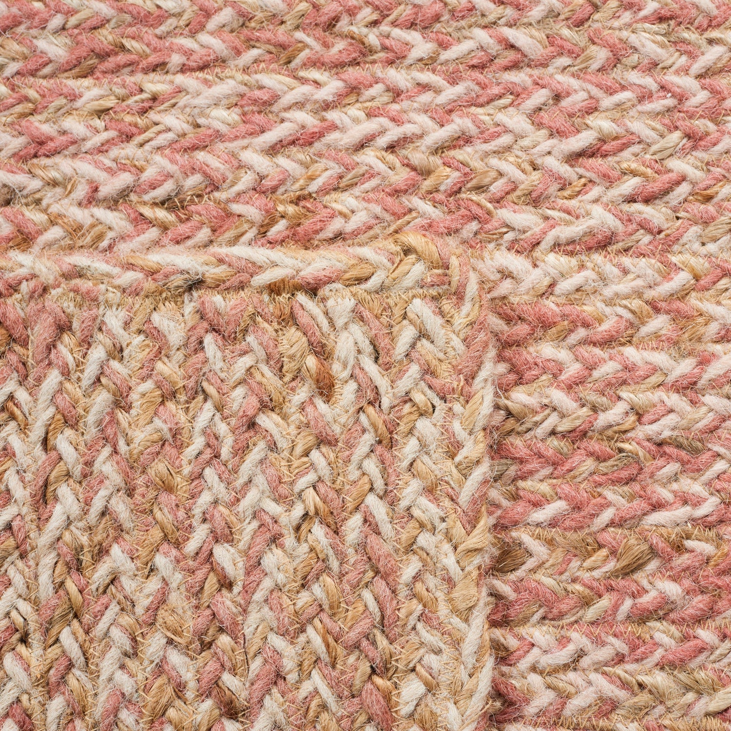 Safavieh Natural Fiber Nfb950U Pink/Natural Rug.