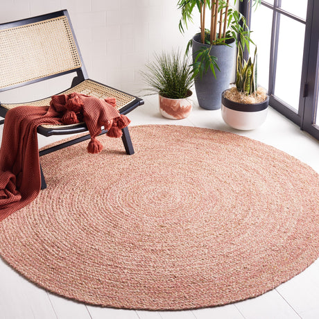 Safavieh Natural Fiber Nfb950U Pink/Natural Rug.