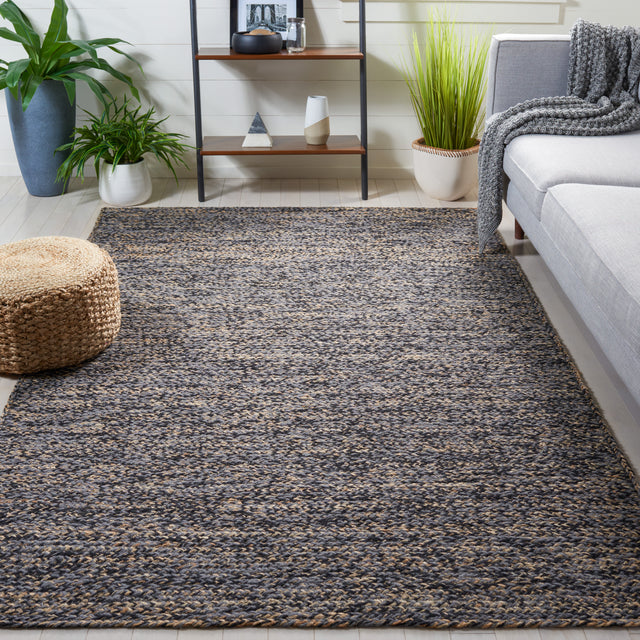 Safavieh Natural Fiber Nfb950Z Black/Natural Rug.