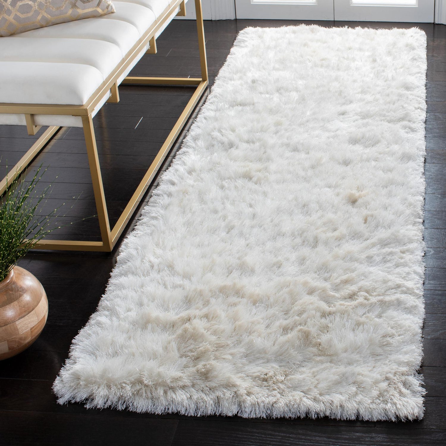 Safavieh Ocean Shag Ocg101A Ivory Rug.
