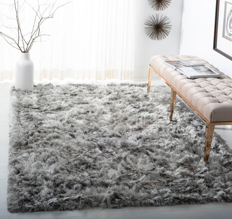 Safavieh Ocean Shag Ocg101G Silver Rug.