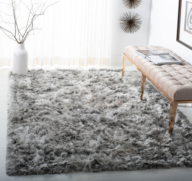 Safavieh Ocean Shag Ocg101G Silver Rug.