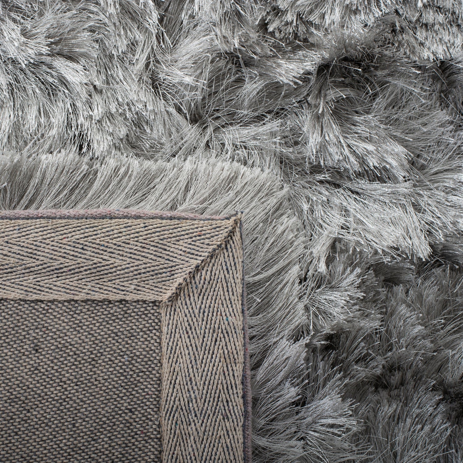 Safavieh Ocean Shag Ocg101G Silver Rug.