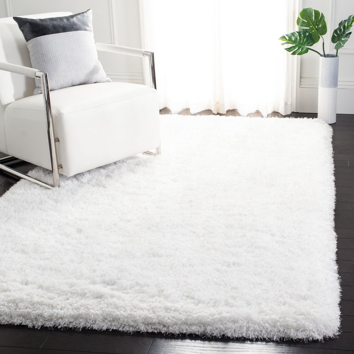 Safavieh Ocean Shag Ocg120A Ivory Rugs.