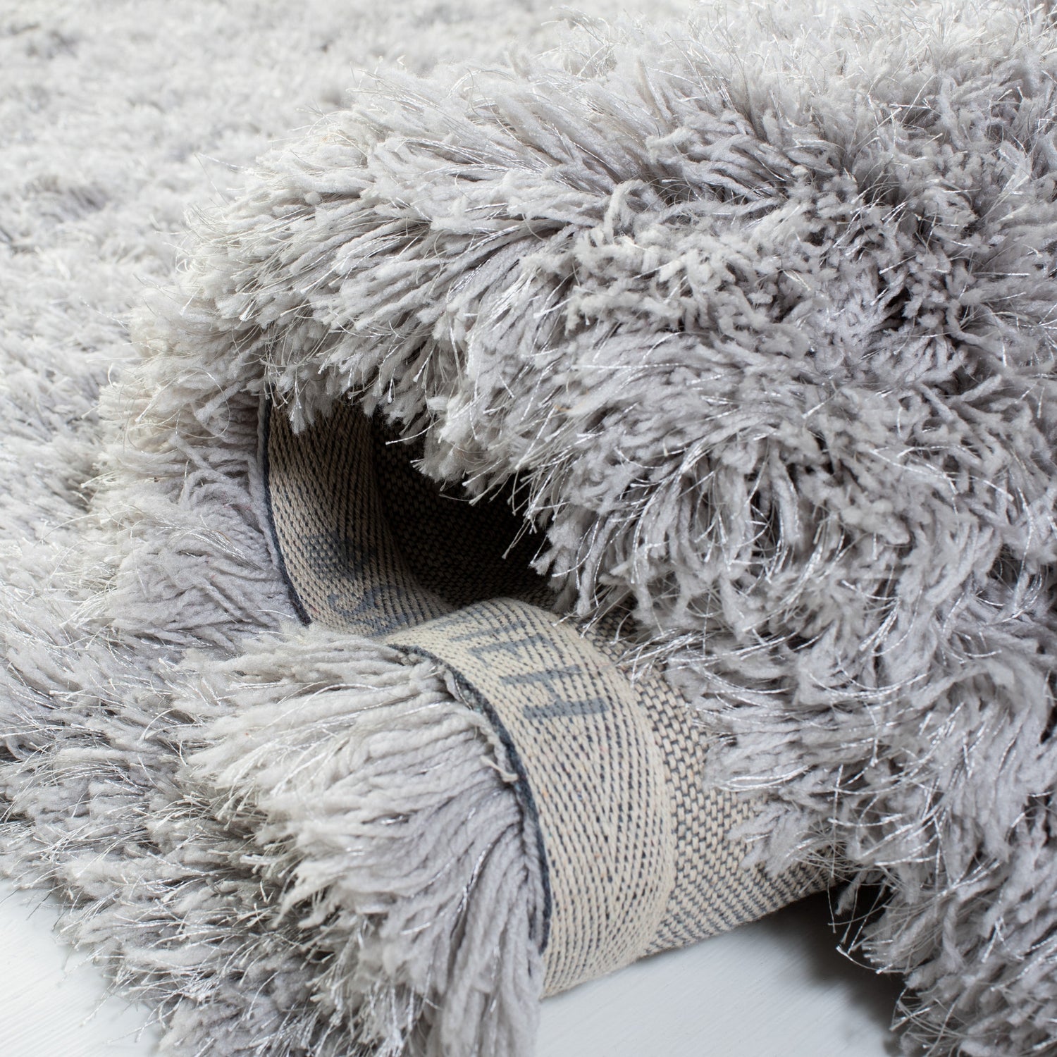 Safavieh Ocean Shag Ocg120G Silver Rugs.