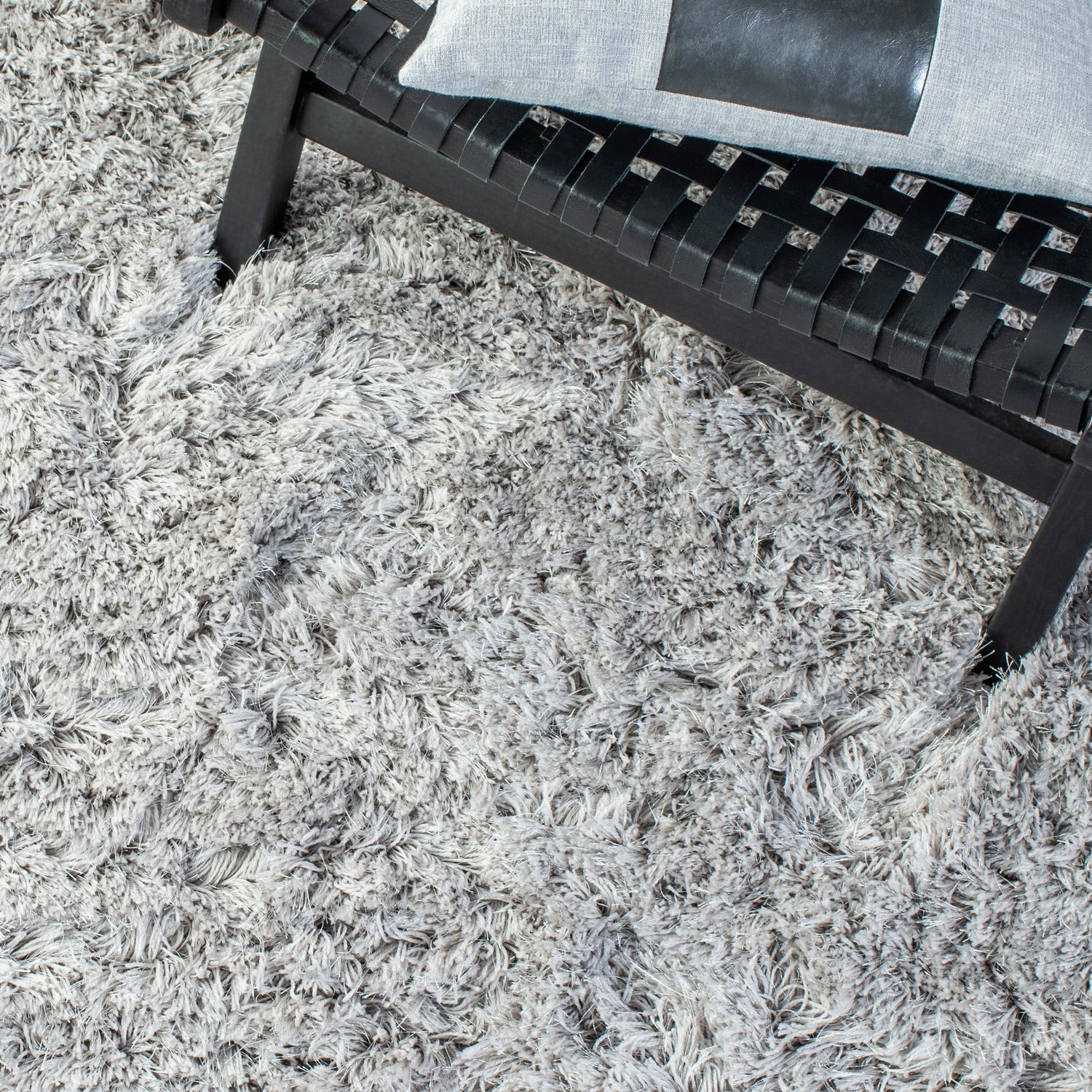 Safavieh Ocean Shag Ocg120G Silver Rugs.