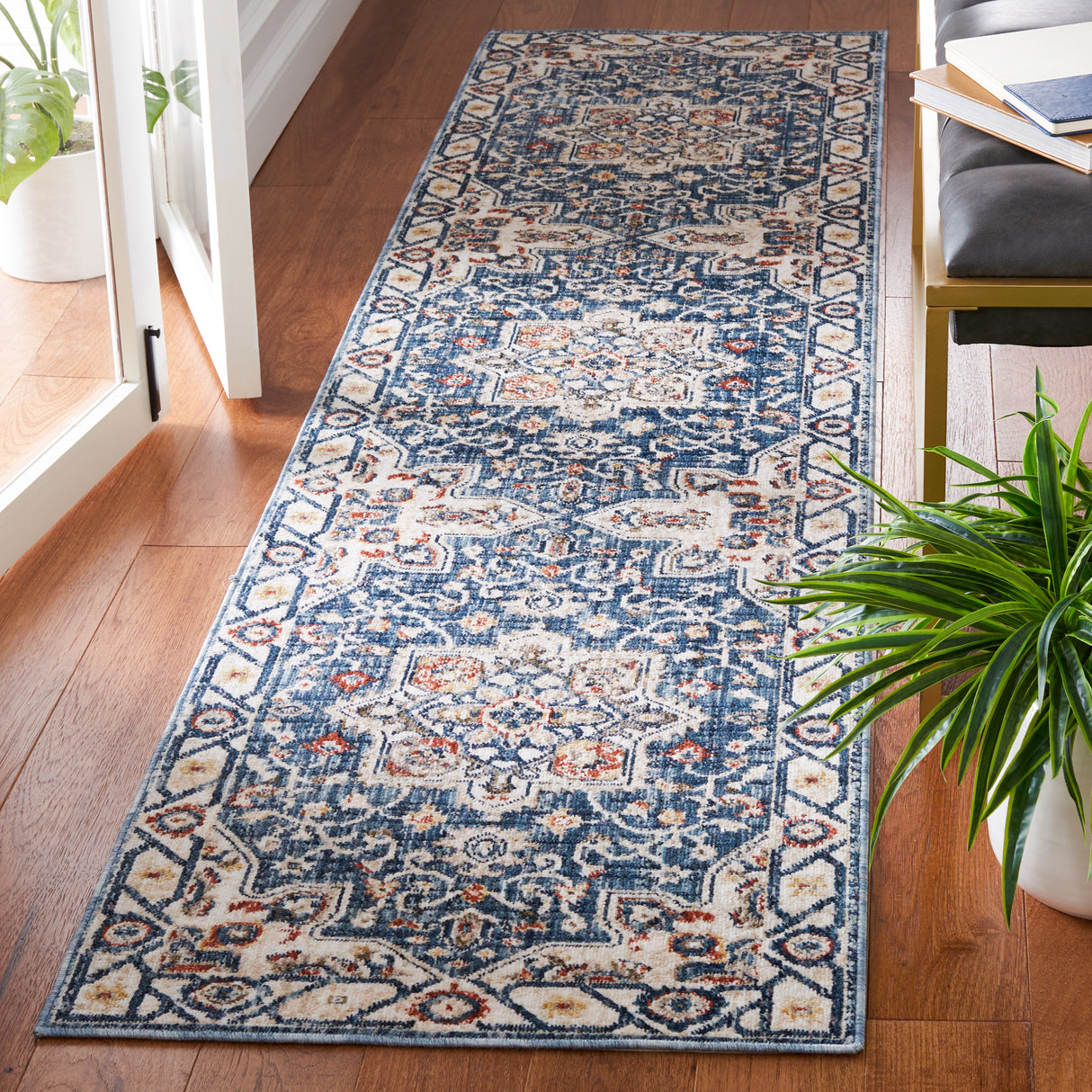 Safavieh Olympia Opa202N Blue/Ivory Rug.