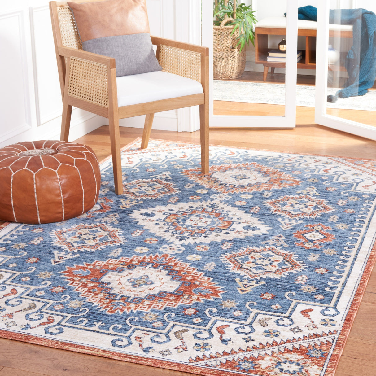 Safavieh Olympia Opa204N Blue/Ivory Rug.
