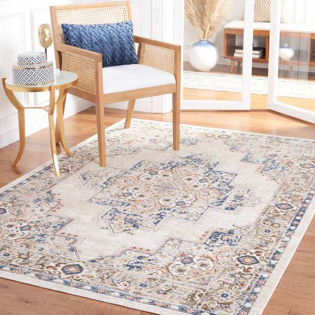 Safavieh Olympia Opa208B Beige/Blue Rug.