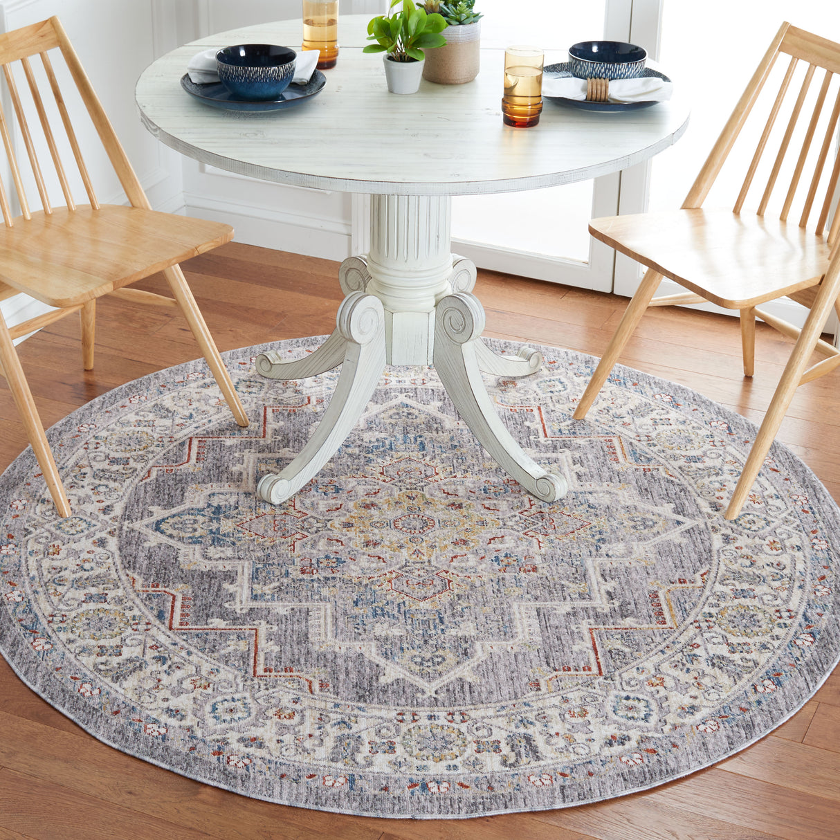Safavieh Olympia Opa208F Dark Grey/Beige Rug.