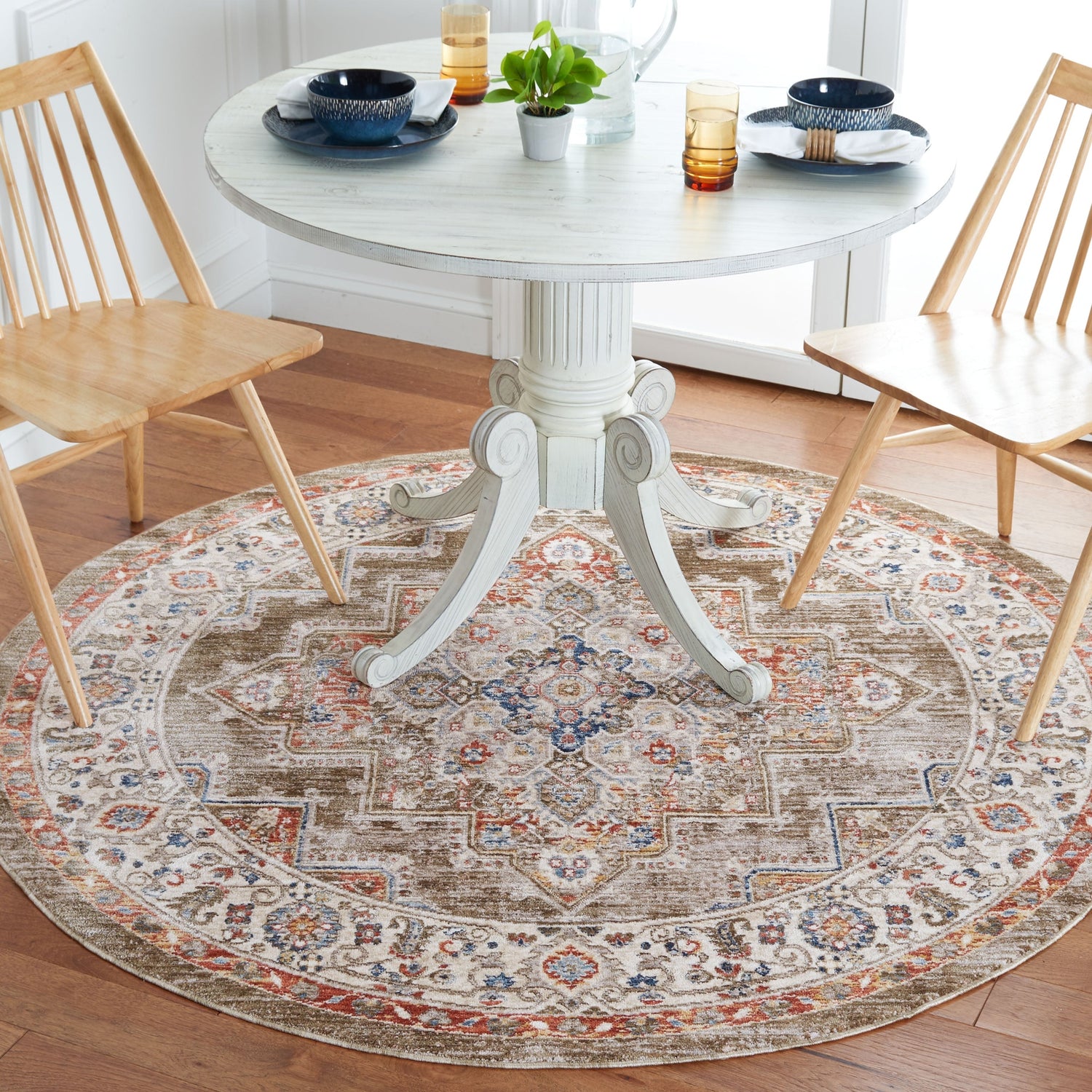 Safavieh Olympia Opa208Y Green/Ivory Rug.