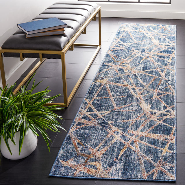 Safavieh Olympia Opa222N Blue/Navy Rug.