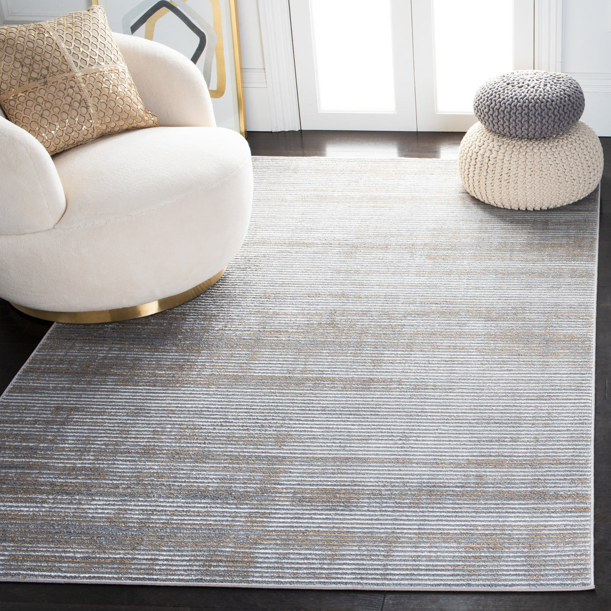 Safavieh Orchard Orc661G Grey/Gold Rugs.