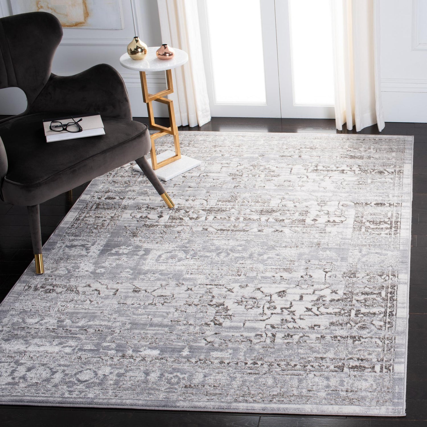 Safavieh Orchard Orc677G Grey/Light Grey Rugs.