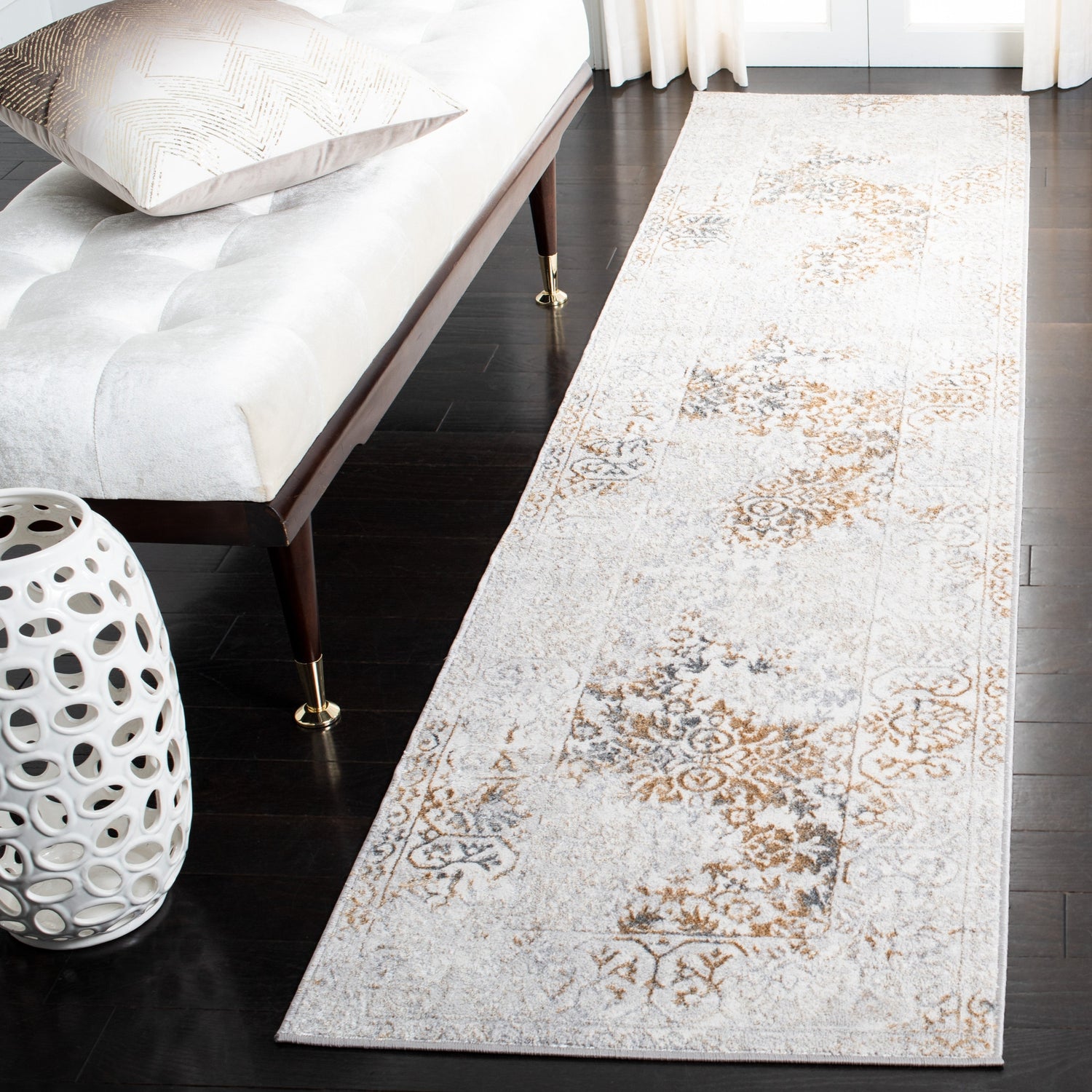 Safavieh Orchard Orc684G Grey/Gold Rugs.